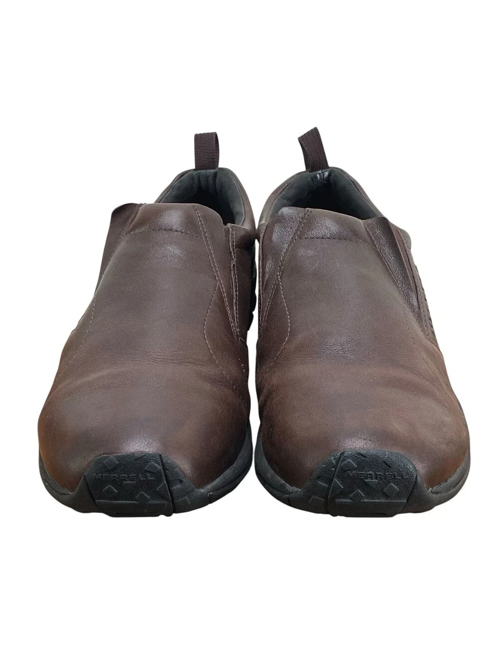 Merrell Jungle Moc Leather Men’s 12W Espresso Brown Leather Slip On Shoes